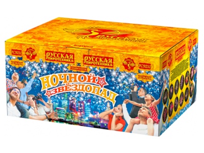 Ночной звездопад Комбинированный Фейерверк купить в Оренбурге | orenburg.salutsklad.ru