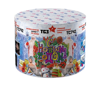 С Новым годом! 25 Салют купить в Оренбурге | orenburg.salutsklad.ru